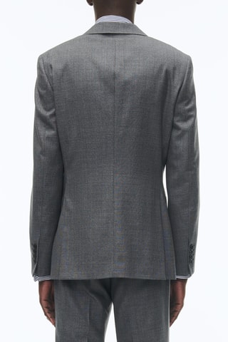 Costume ajusté en laine - Plomb