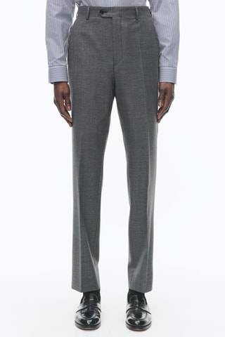 Costume ajusté en laine - Plomb