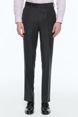 Costume 2 pièces en laine - Gris moyen