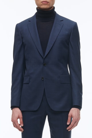 Costume ajusté en laine - Encre