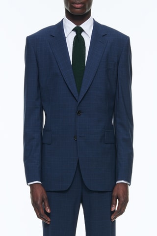 Costume en toile de laine - Petrole