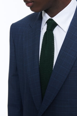 Costume en toile de laine - Petrole