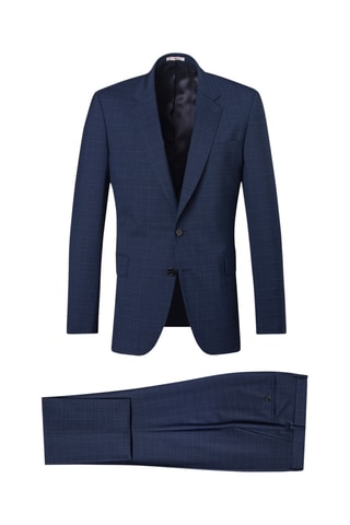 Costume en toile de laine - Petrole