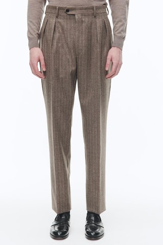 Costumé ajusté en laine - Chataigne