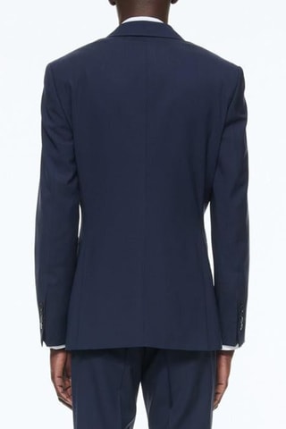 Costume 3 pièces en laine - Bleu marine