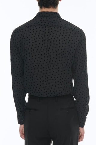 Chemise ajustée - Noir