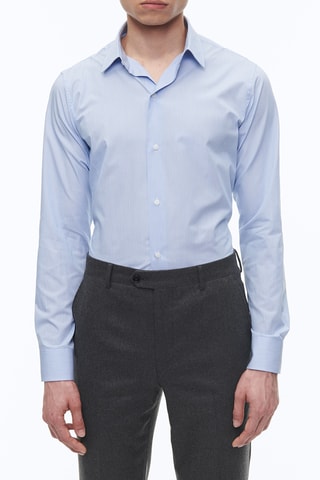 Chemise ajustée à rayures - Indien