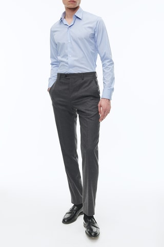 Chemise ajustée à rayures - Indien