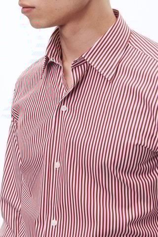 Chemise ajustée - Carmin