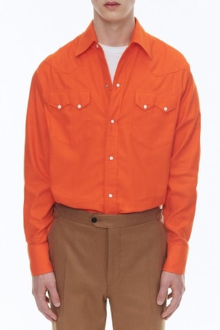 Chemise droite - Orange