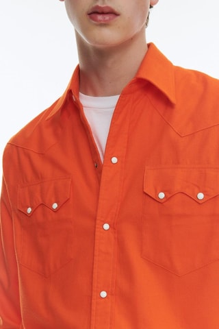 Chemise droite - Orange