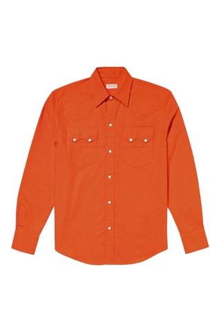 Chemise droite - Orange