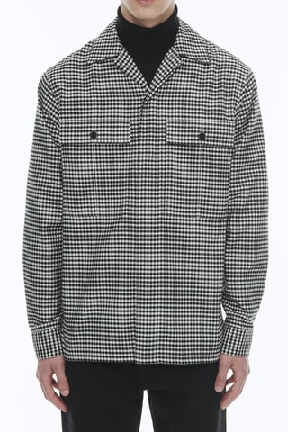 Chemise droite - Noir et blanc