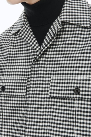 Chemise droite - Noir et blanc