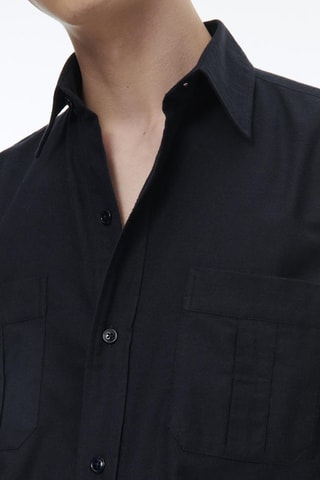 Surchemise ample - Bleu marine