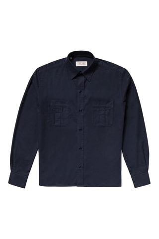 Surchemise ample - Bleu marine