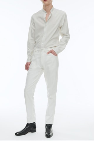 Chemise droite - Ecru