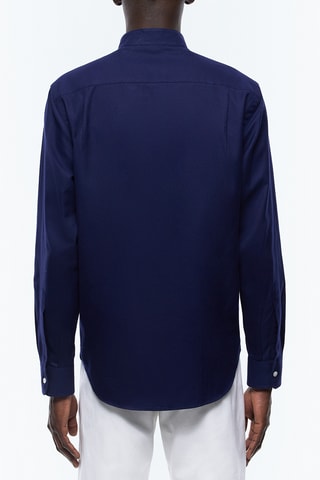 Chemise droite - Bleu marine