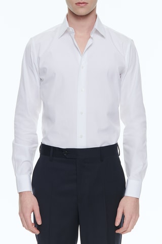 Chemise en twill - Blanc