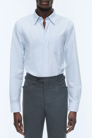 Chemise droite oxford - Ciel