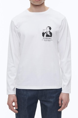 T - shirt à motifs gourmands - Blanc