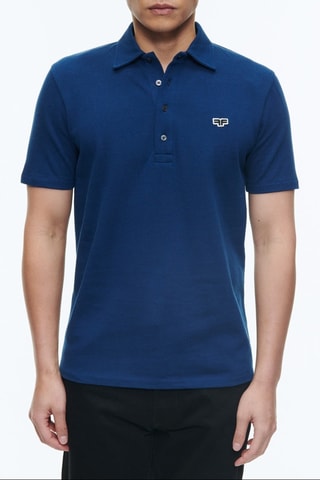 Polo en piqué - Indigo