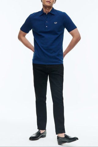 Polo en piqué - Indigo