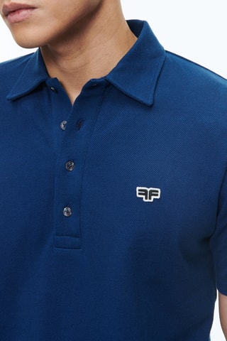 Polo en piqué - Indigo