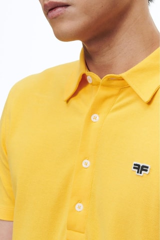 Polo en piqué - Jaune vif