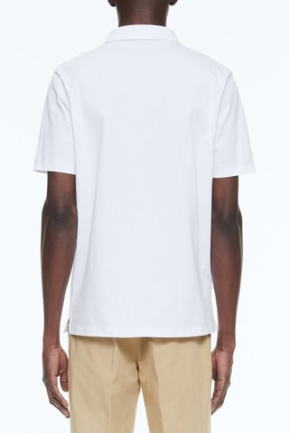 Polo jersey - Blanc