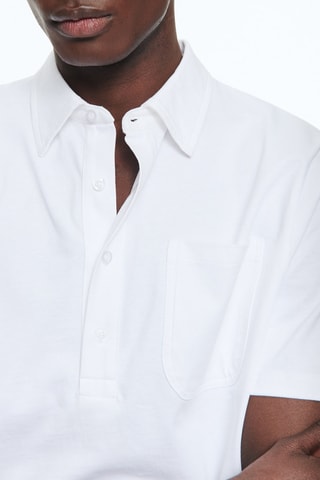 Polo jersey - Blanc