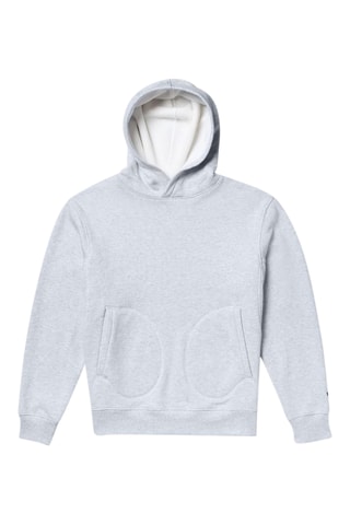 Sweater met Capuchon - Gemêleerd Lichtgrijs