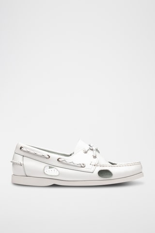 Leren Bootschoenen - Wit