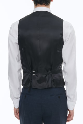 Wollen Vest - Petrolblauw