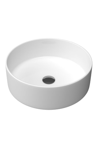 Vasque en céramique ronde à poser Blanc