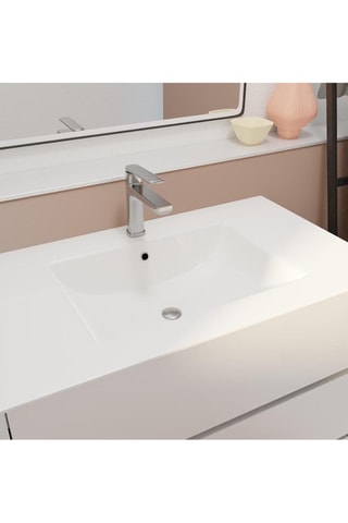 Meuble salle de bain 3 tiroirs Blanc