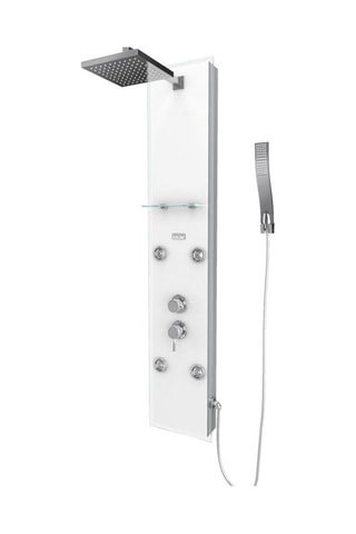 Colonne de douche hydromassante Blanc