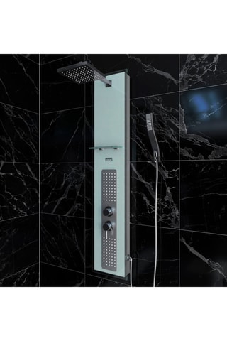 Colonne de douche hydromassante - Blanc