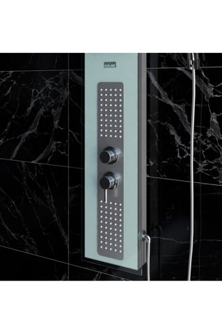 Colonne de douche hydromassante - Blanc