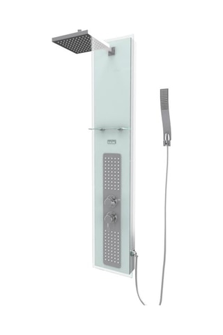 Colonne de douche hydromassante - Blanc