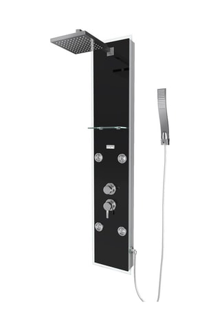 Colonne de douche hydromassante - Noir