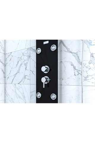 Colonne de douche hydromassante - Noir