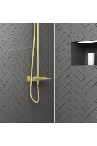 Colonne de douche mécanique Arty Doré