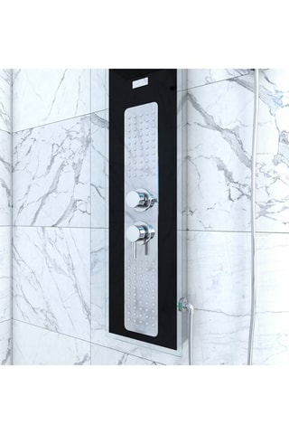 Colonne de douche hydromassante Noir