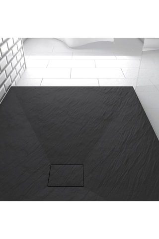 Receveur de douche à poser Noir