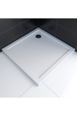Receveur de douche carré extra plat 
Blanc