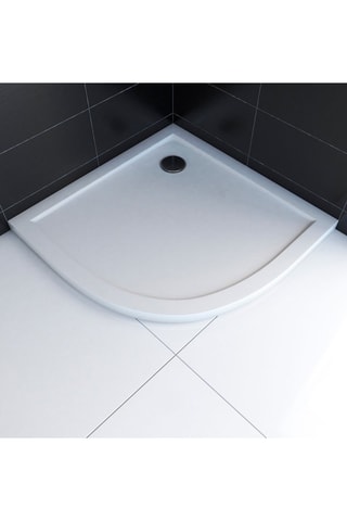 Receveur 1/4 de cercle Blanc