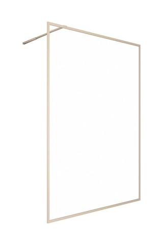 Paroi de douche à l'italienne Transparent et doré