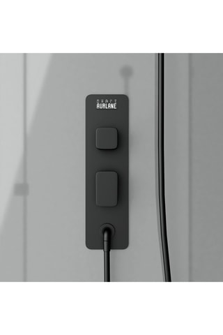 Cabine de douche rectangulaire - Gris