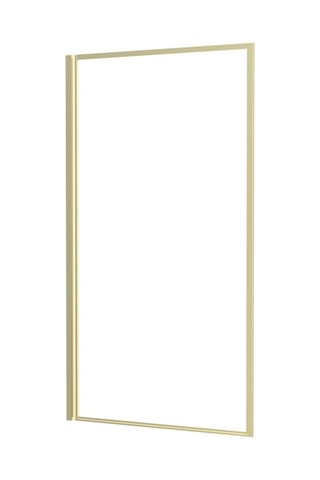 Pare baignoire - Transparent et doré